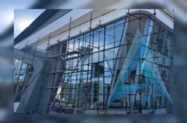 طراحی و اجرای نماهای مدرن آلومینیوم و شیشه