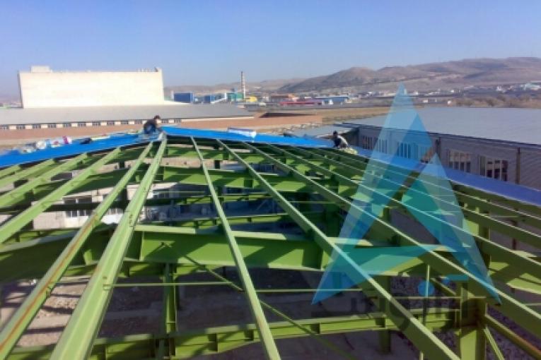 اجرای سقف سوله