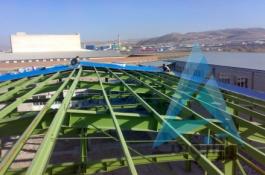 اجرای سقف سوله