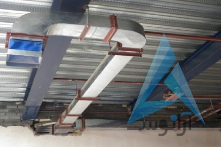 کانال سازی کولر دریچه بازدید هود صنعتی کانال فلکسی