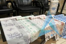 طاقه ی سفره چاپدار و ساده